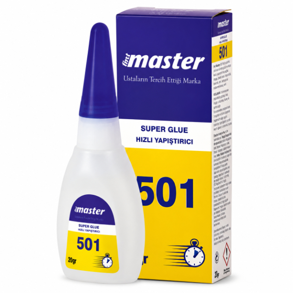 Master 501 Japon Hızlı Güçlü Yapıştırıcı 20gr
